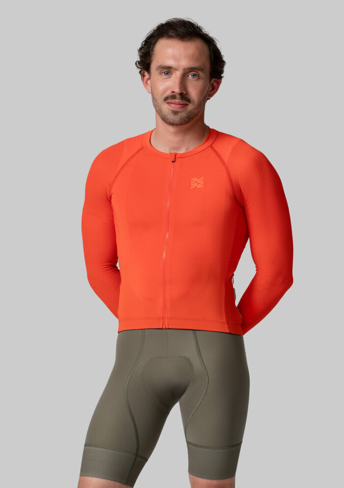Мужская Джерси с Длинным Рукавом Эволв (Evolve) Spicy Orange